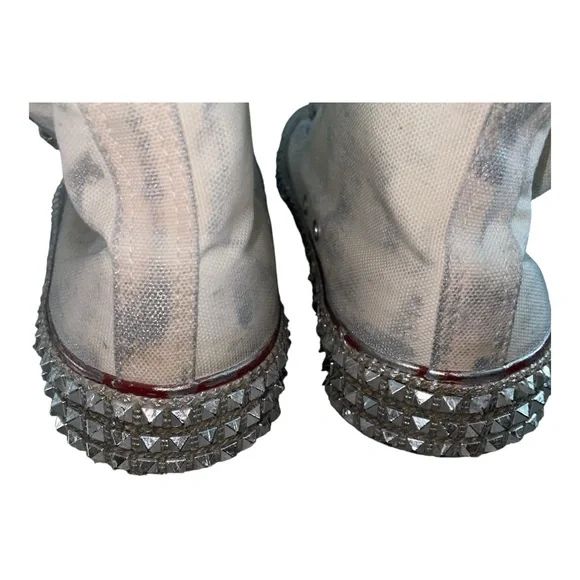 Nan-ku Couture x Free People studded and bejeweled sneakers Size US 8 - Picture 5 of 7